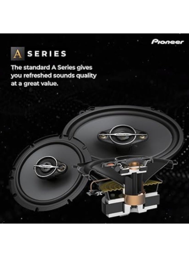 Pioneer TS-A6881F 6″ x 8″ 4-Way Speaker 350W MAX / 80W RMS - Image 2